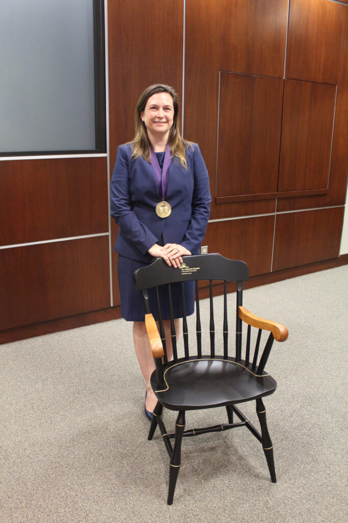 Dr. Melissa Svoboda, chair holder of the Gary Dudley and Charlie Amato Endowed Chair in Pediatric Neurology