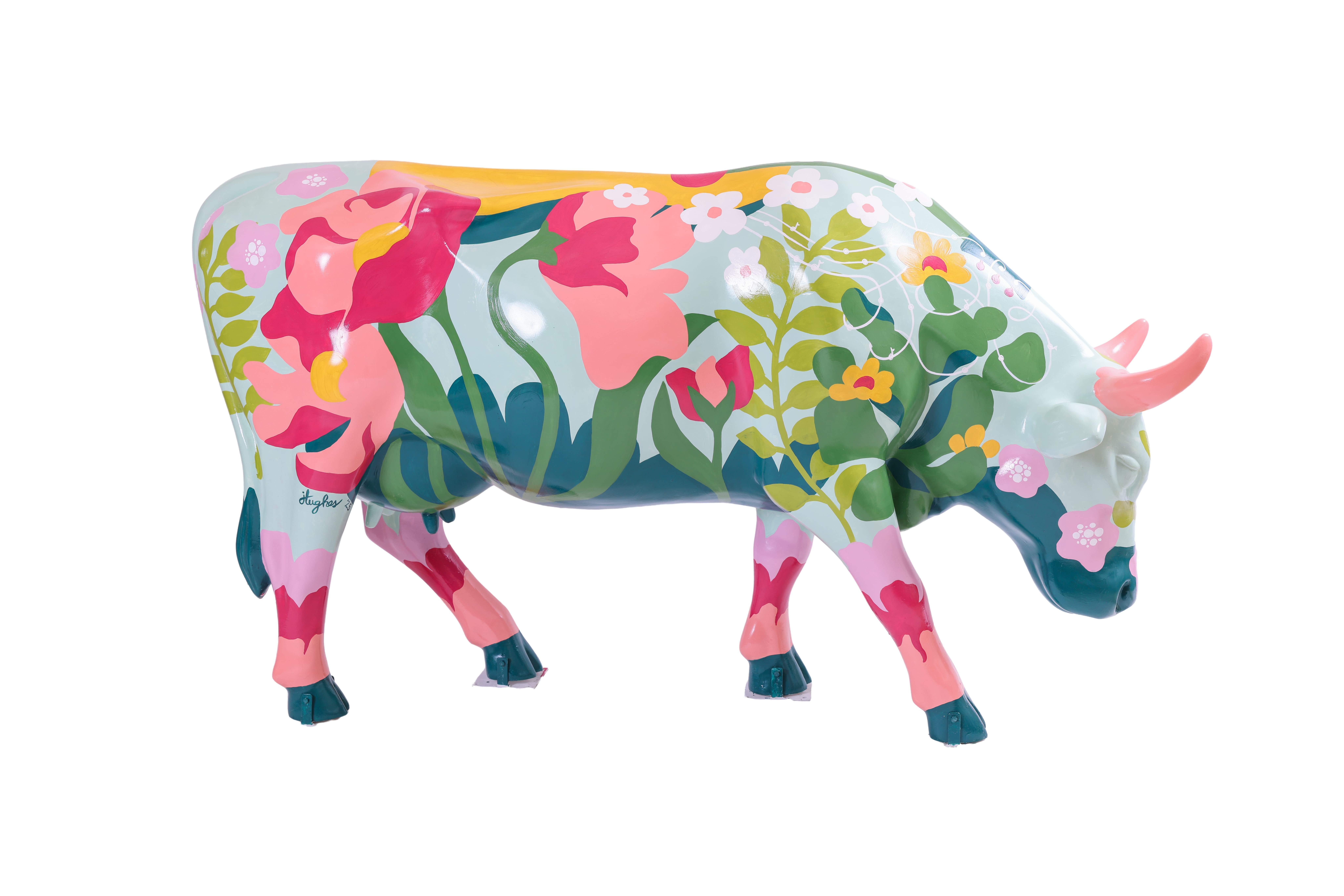 Jen Hughes - Blooming Melodies COW-mmunity Painting