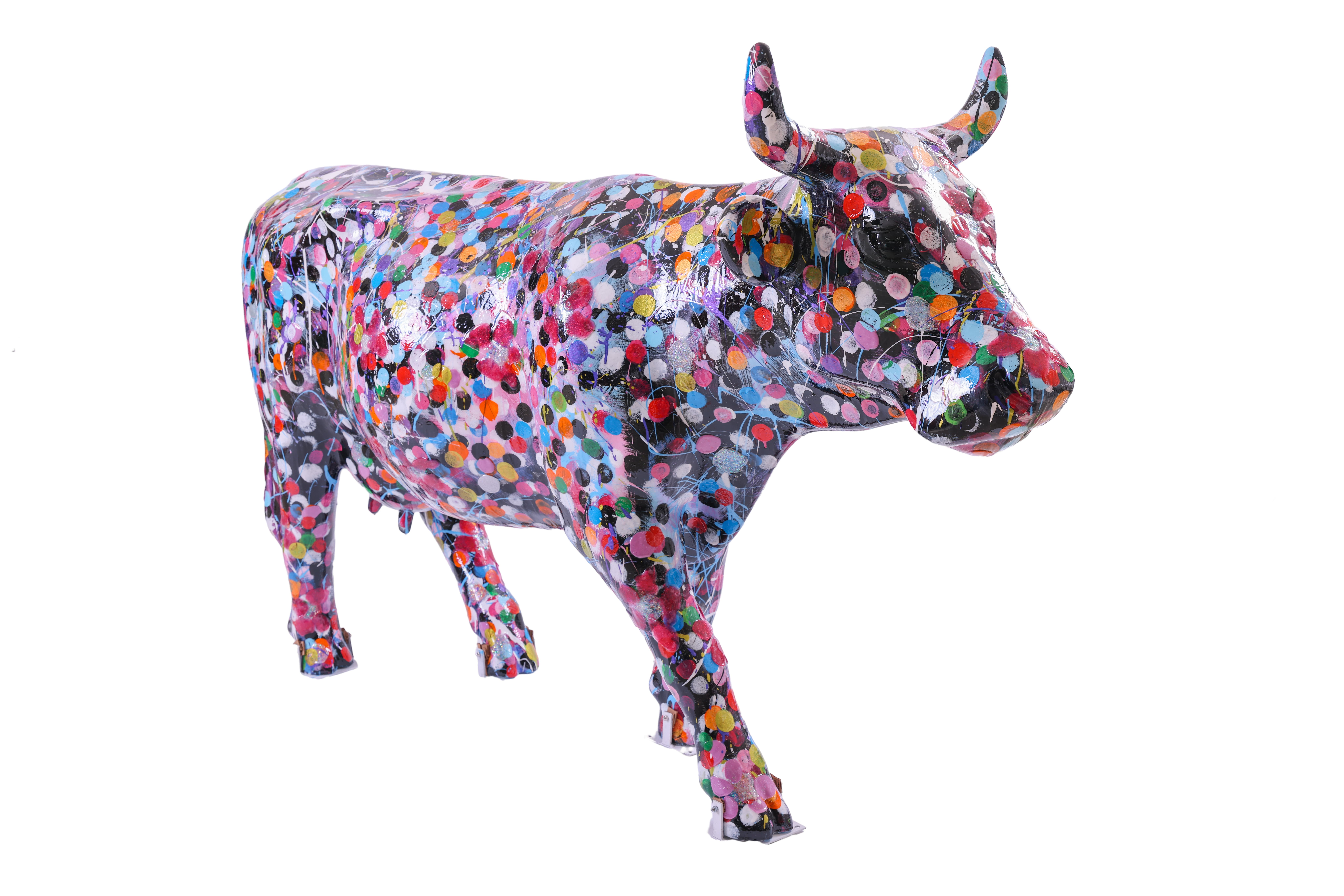 Tess Muth - Cosmic Cherry Blossom Cow